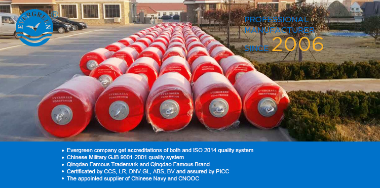 Plastic Mooring Pantoons Marine Cylindrical EVA Buoys Made in China