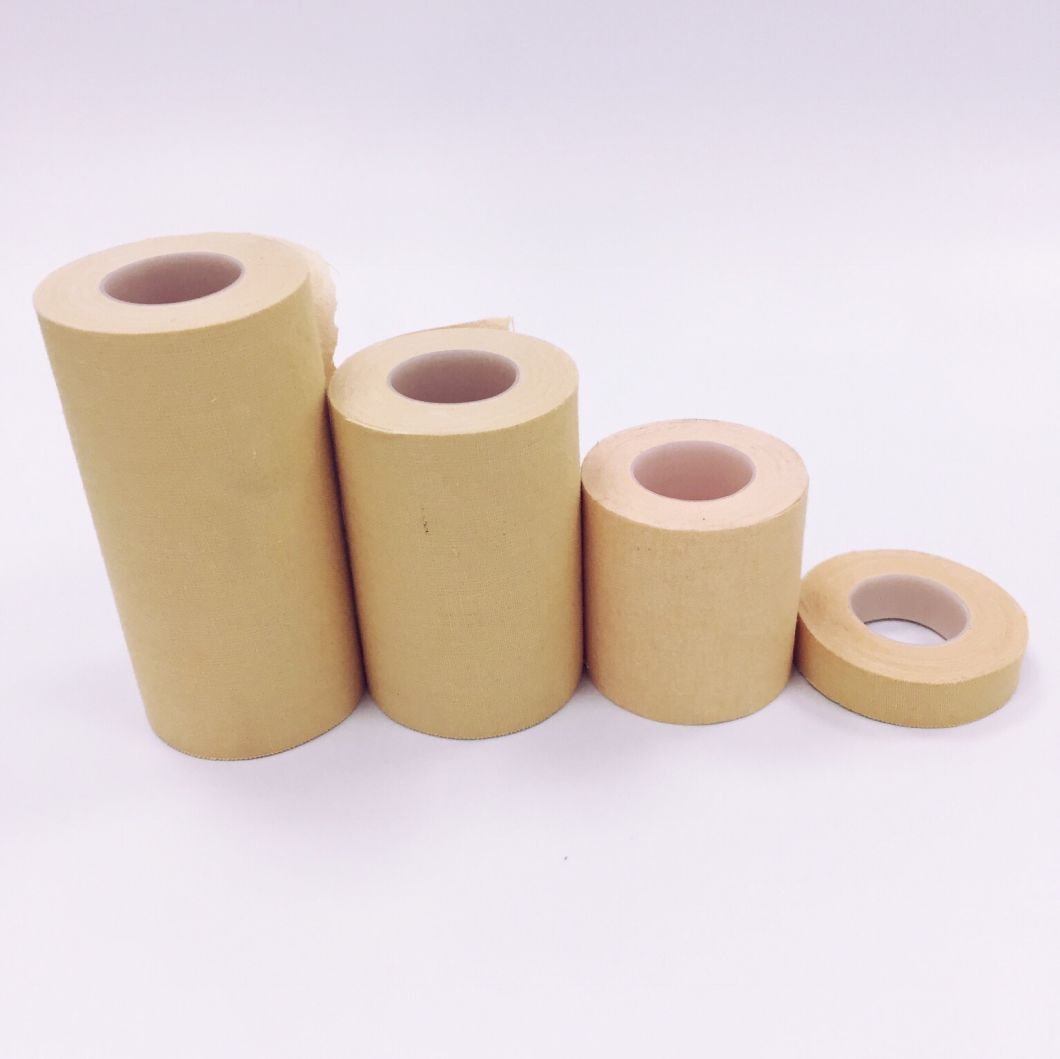 Free Sample Surgical Zinc Oxide Adhesive Cotton Fabric Adhesive Plaster Tape