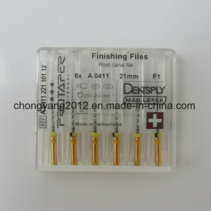 Dental Dentsply Root Canal Protaper Files (with cross)