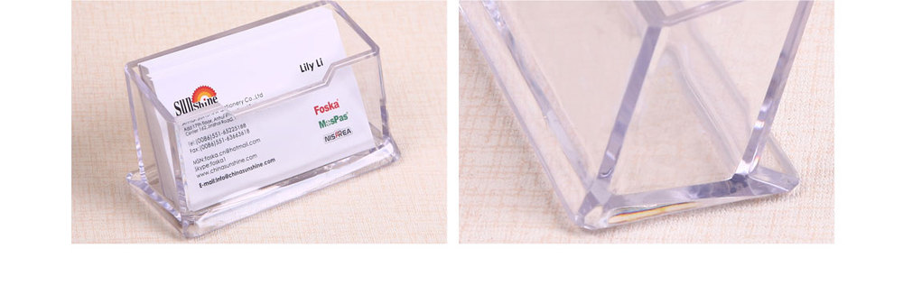 High Quality Plastic Name Card Case