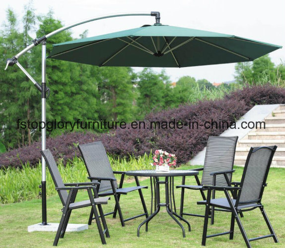 Patio Umbrella Cantiliver Umbrella with Four Styles Polyester Canopy