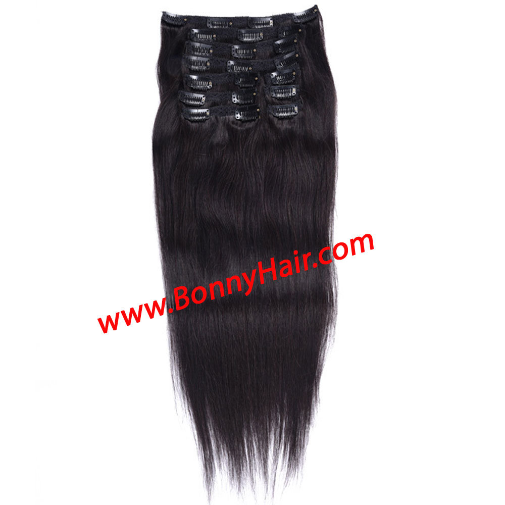 Discount European Virgin Human Remy Hair Clip in Hair Extension #60 Body Wave