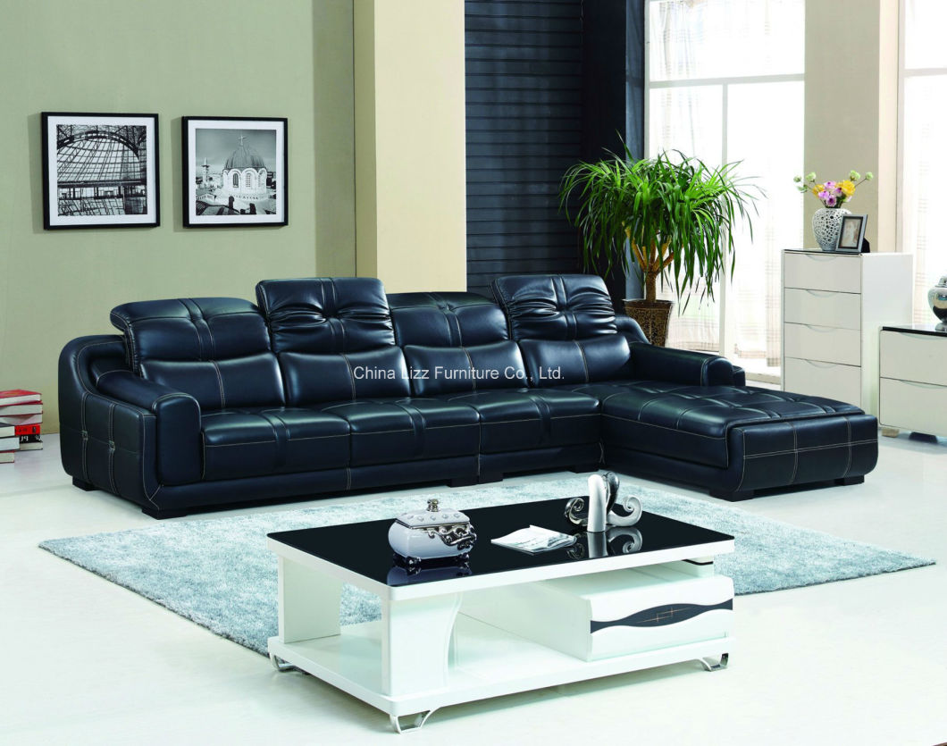 Living Room Home Leather Sofa