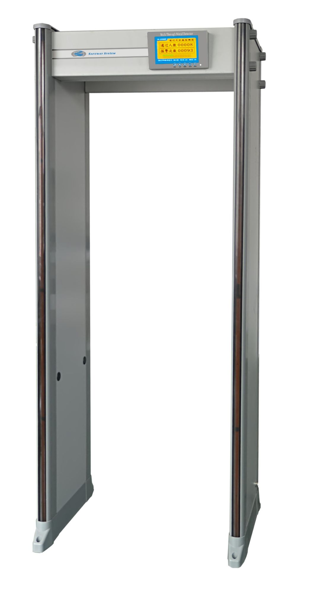 New Design IP65 Waterproof 33 Zones Security Door Frame Metal Detector Gate with 7