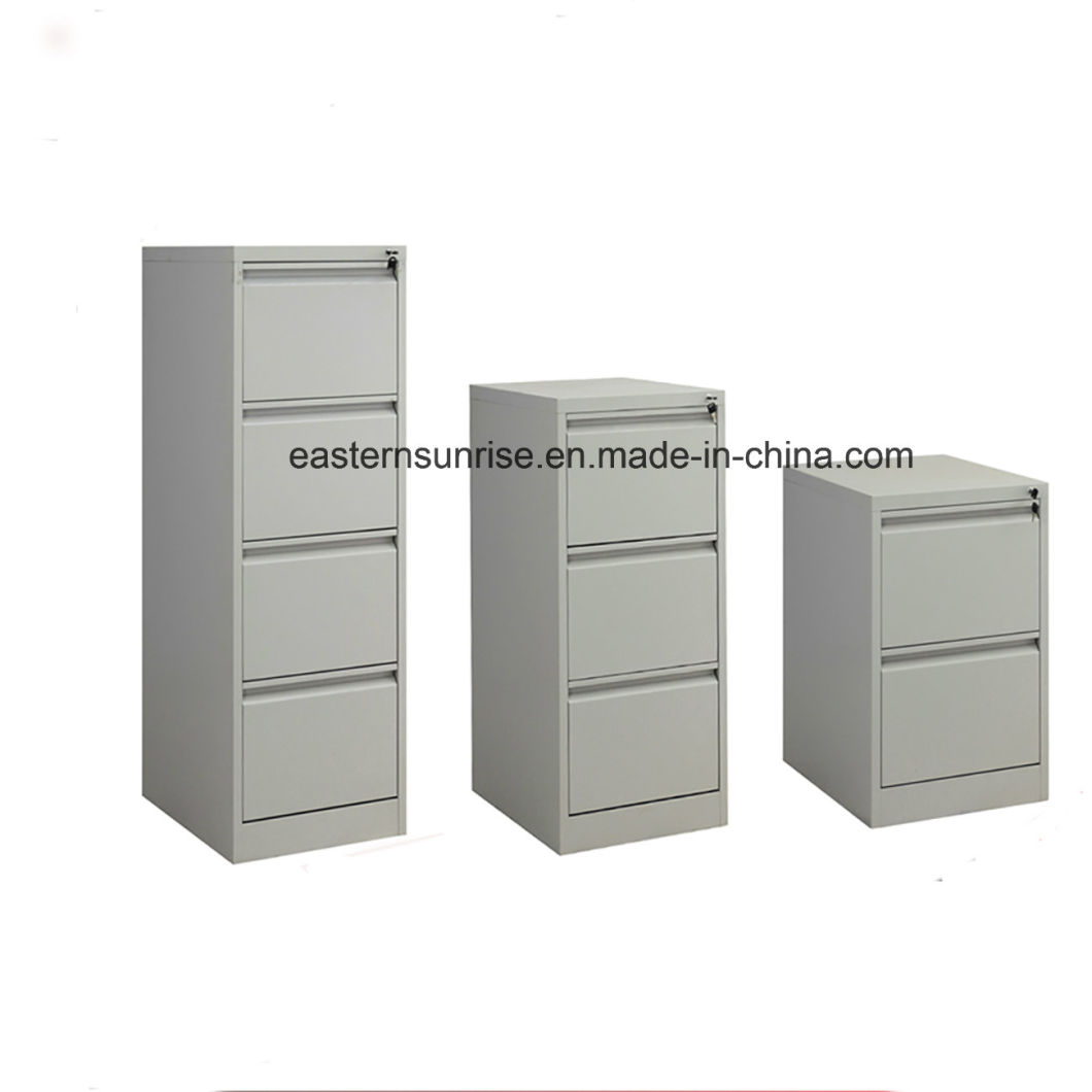 2 Drawer Locking File Storage Metal Cabinet for Office