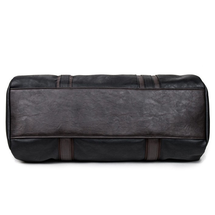 Vintage PU Leather Travel Sport Duffle Bag, Waterproof Man Duffel Bag Fitness Yoga Gym Bag Wholesale