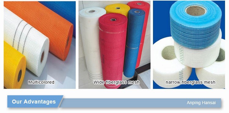 China Manufacturers Black Epoxy Fiberglass Mesh Tape