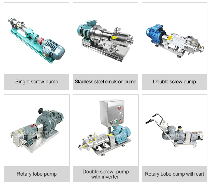 Stainless Steel Honey Twin Screw Fluid Pump/Sauce Spiral Pump