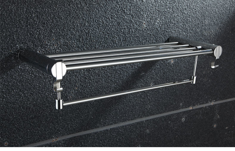 Stainless Steel Polished Towel Rack (LJ5501A)