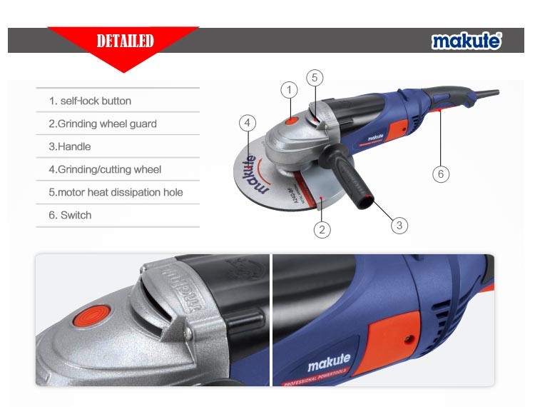 230mm Angle Grinder 2000W Power Tool (AG003)