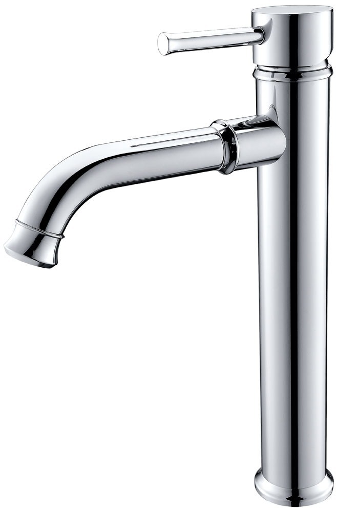 Tall Square Cold& Hot Water Countertop Basin Mixer Tap