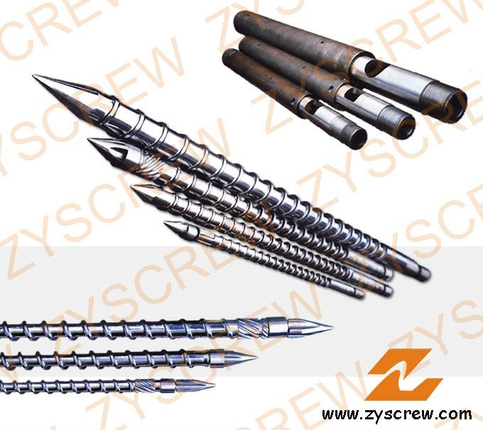 Hard Alloy Screw Barrel for Injection Molding Machine