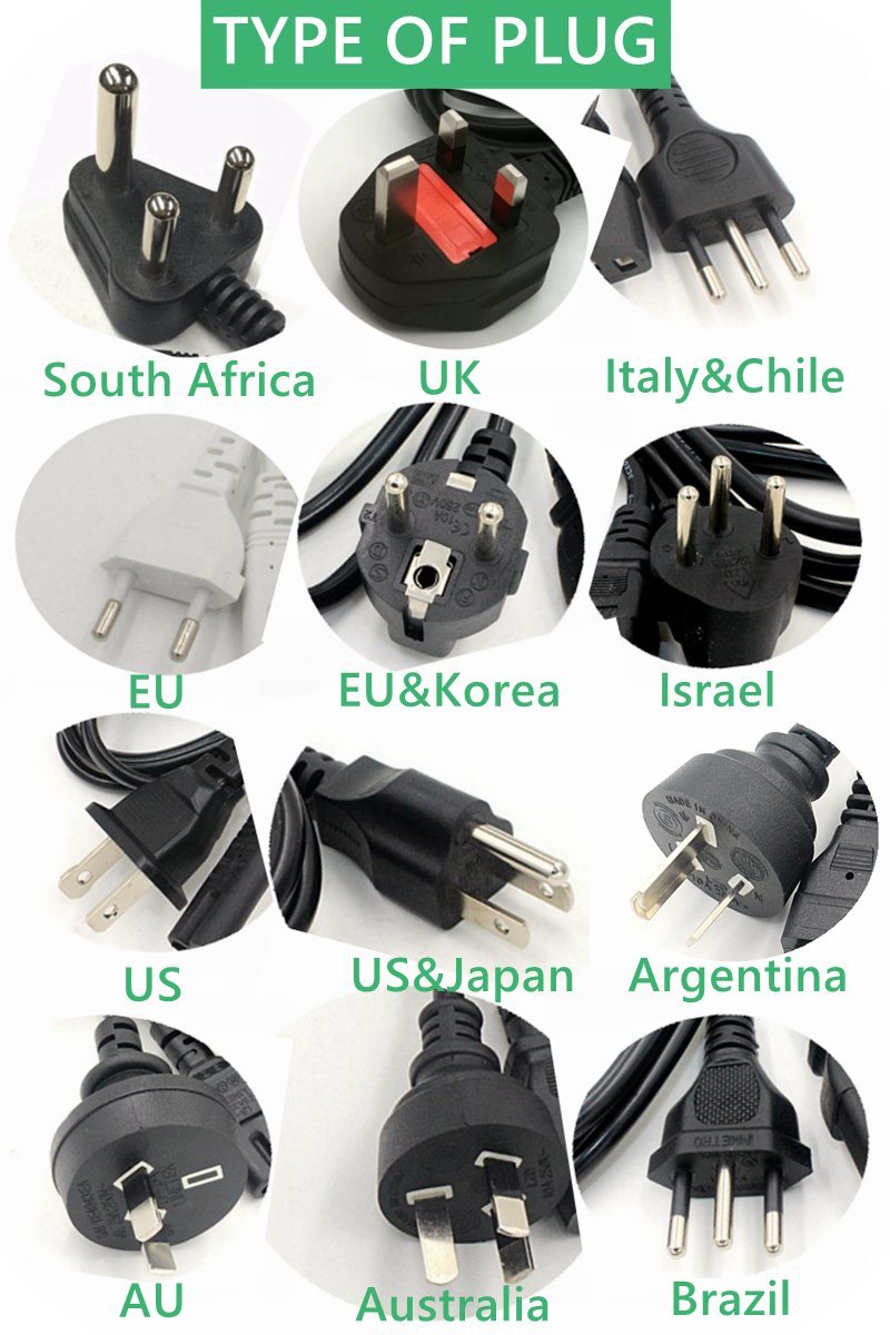 European Standard Plug OEM VDE Certification AC Power Cord for Germany