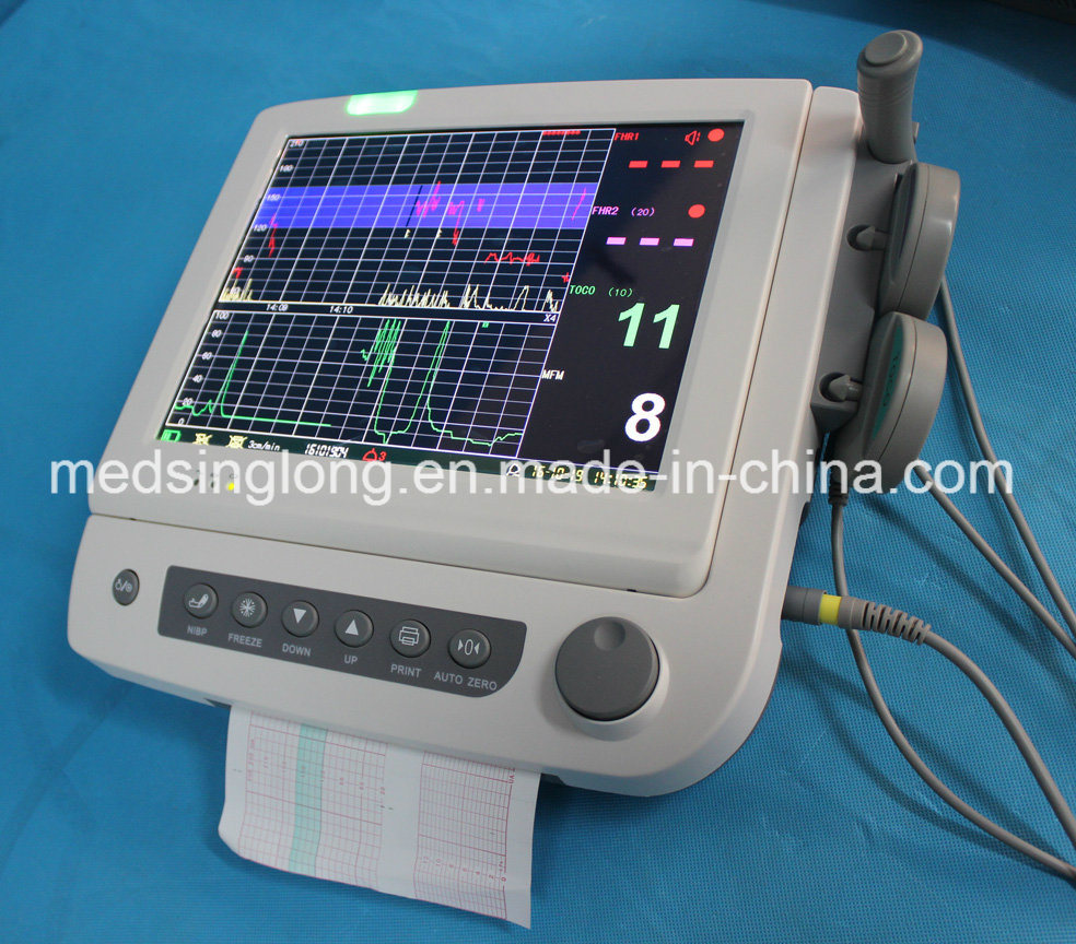 China Cheap Fetal Monitor for Monitoring Toco, Fhr, FM with 12'' Screen /Portable Maternal/Fetal Monitor - Mslmp07