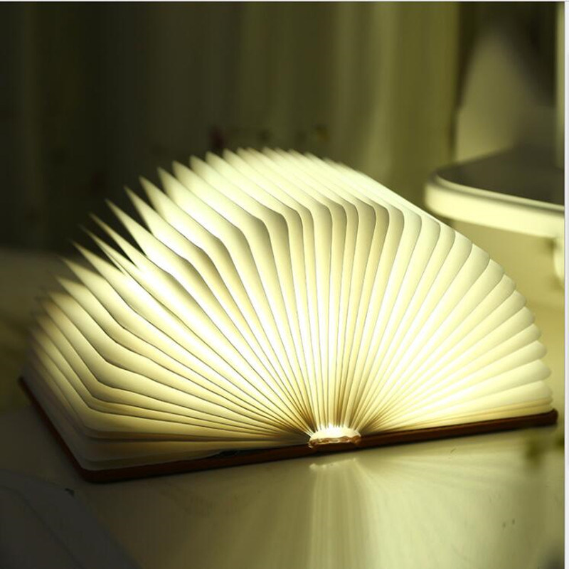 100% Environmental USB Foldable Decoration Light/LED Lumio Book Shaped Table Lamp