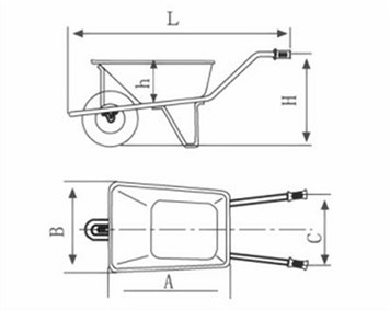 South Africa Wheelbarrow/Wheel Barrow (WB5009)