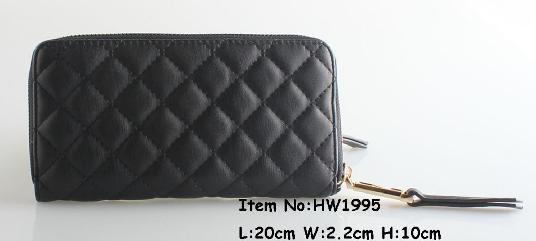 Fashion PU Women Quilting Wallet (HW1995)