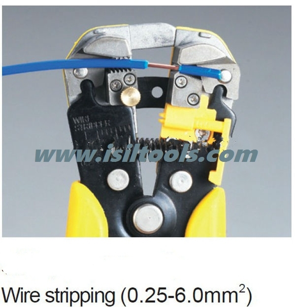 Igeelee Wire Strippers HS-D1 Automatic Cable Wire Stripping Cutting and Crimping Plier