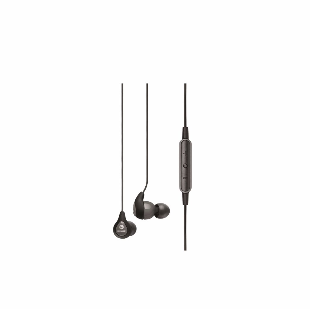 Sound Isolating Earphones with Remote Microphone Compatible with Apple