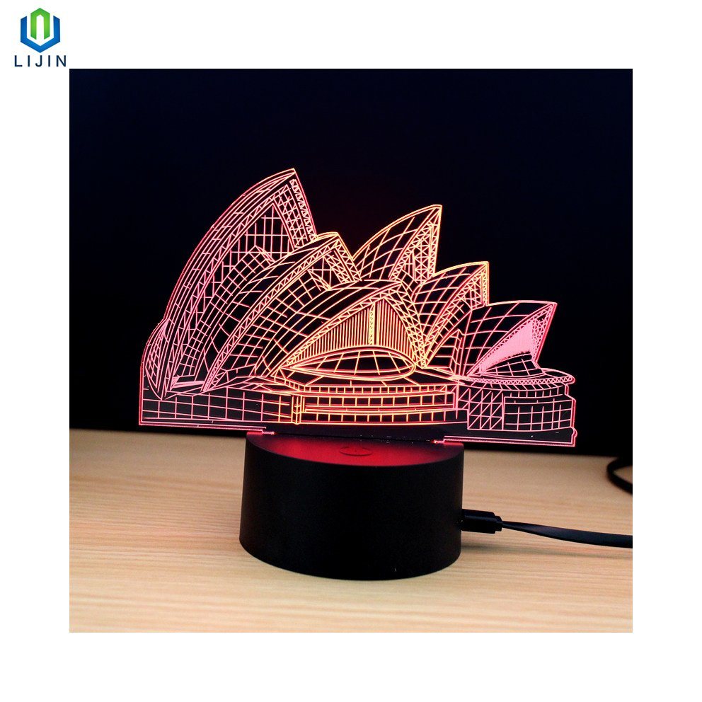 Indoor Decoration Desk Lamp 3D LED Night Light