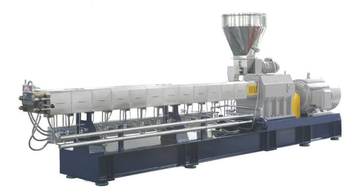 PP PE HDPE Granulating Plastic Twin Screw Extruder