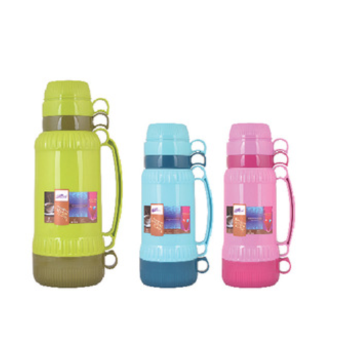 Plastic Vacuum Thermos Flask / Thermos Flask with Glass Refill 1L 1.8L