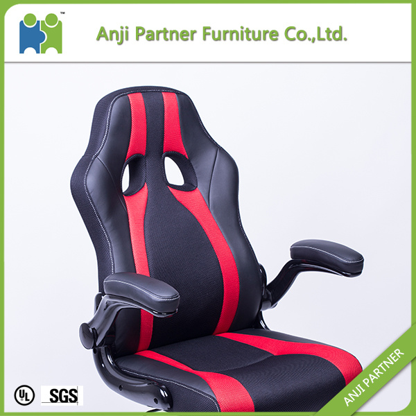 (MURIEL) Cheap Computer Red Black PU Leather Swivel Gaming Racing Chair