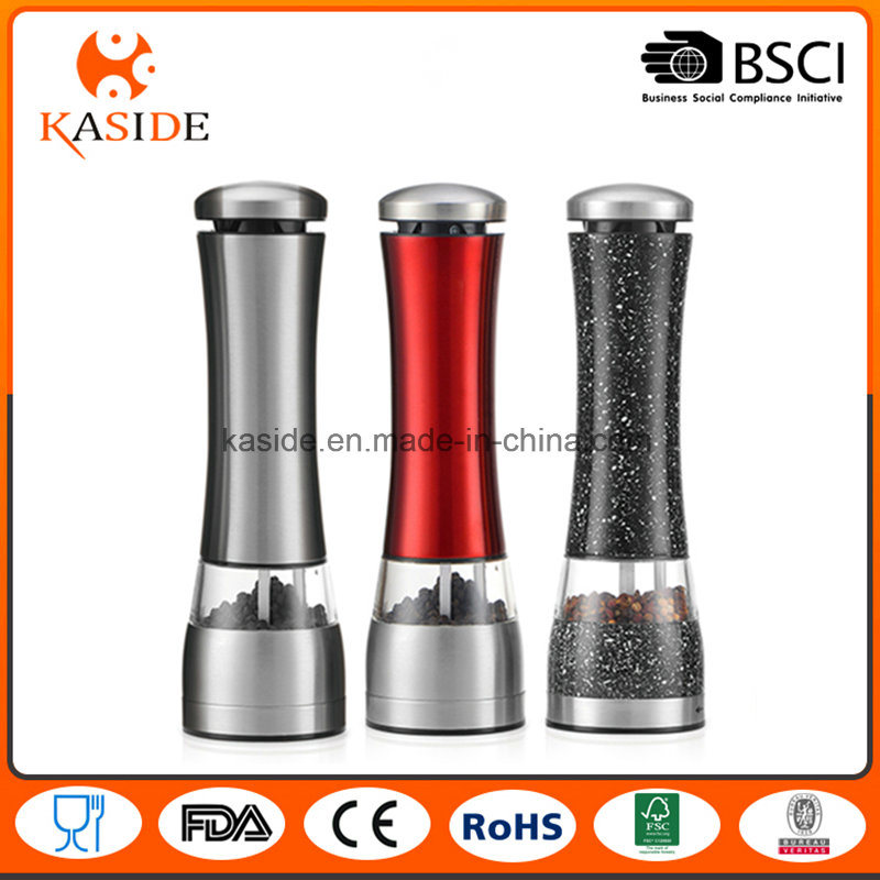 Amazon Best Seller Automatic Stainless Salt and Pepper Mill