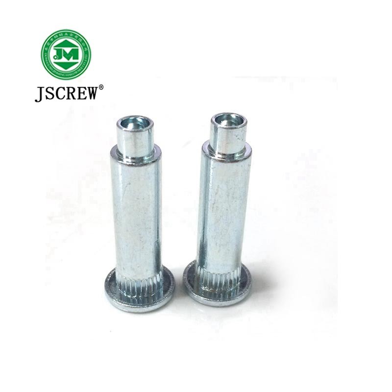 Blind Rivet Flat Head Semi Tubular Shoulder Solid Aluminum Rivet