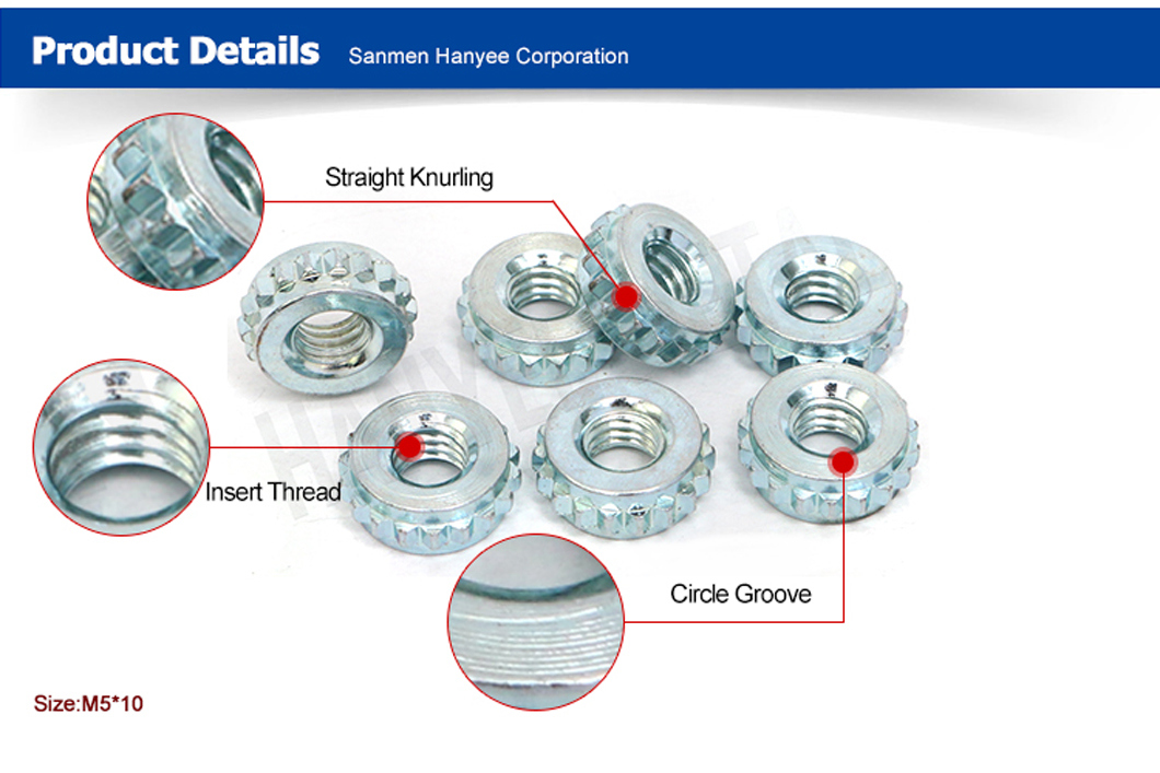 Construction Accessories Hex Drive Oval Head Pin Nut