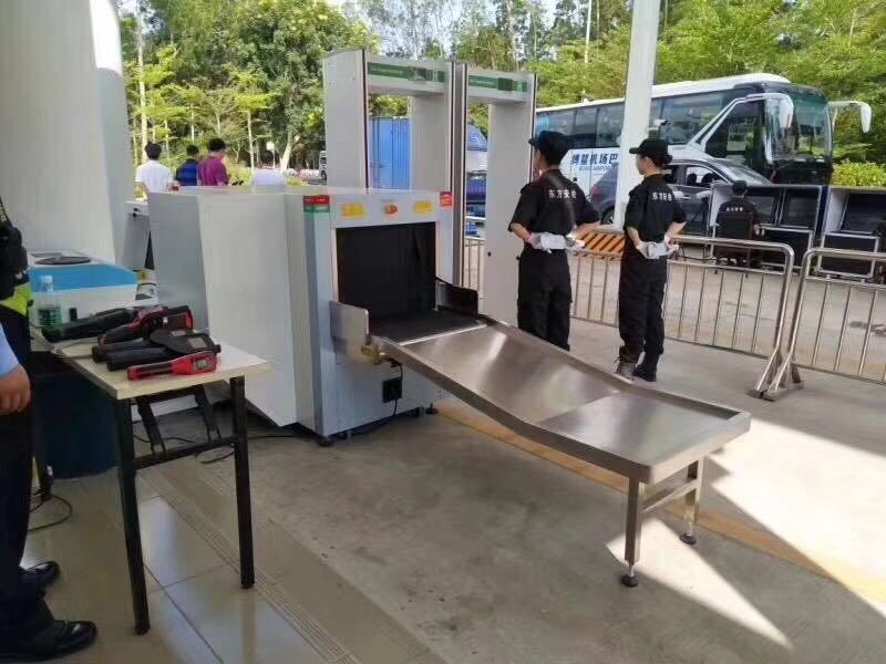 Double Perspective X Ray Baggage Scanner X Ray Security Inspection System Machine 65*50cm