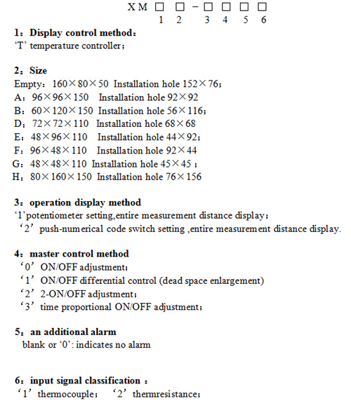 Digital Time Proportion Adjustment Temperature Controller (XMTG-2301/2)