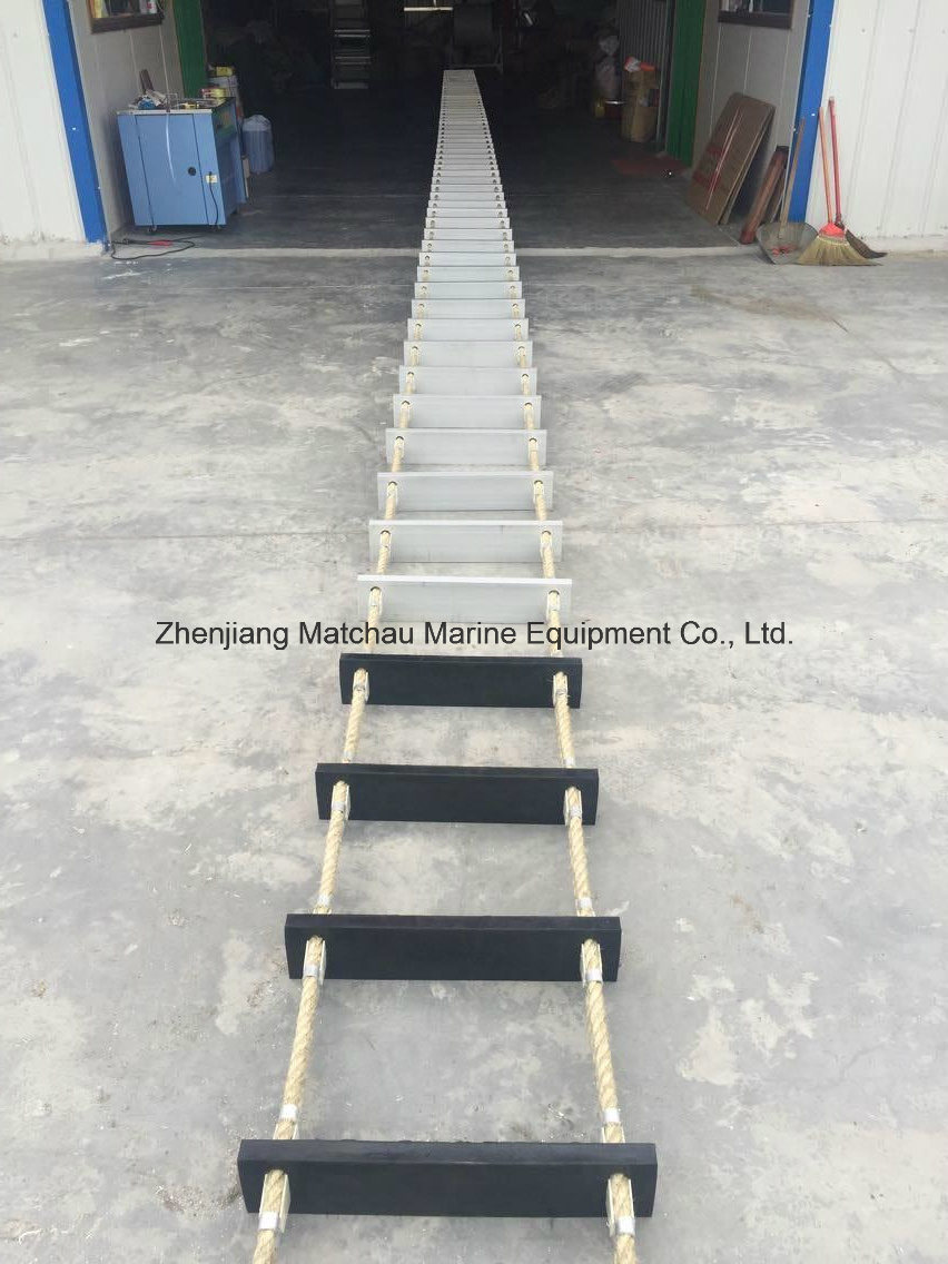 China Manufacturer Ship Side Aluminium Material Embarkation Rope Ladder