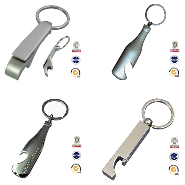 Promational Customized & Color Metal Beer Bottle Opener Key Chain