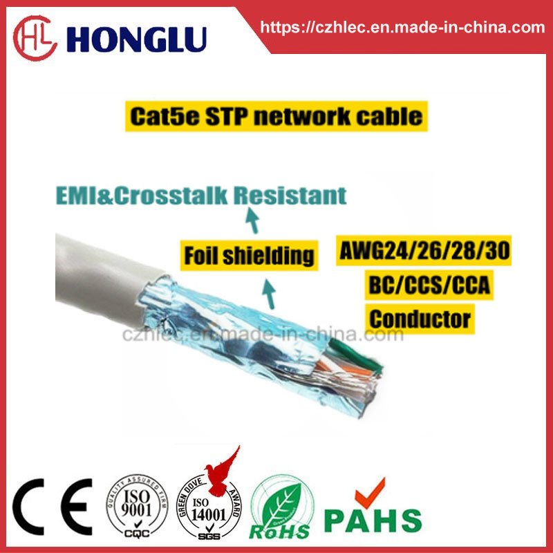 Wholesale Molded Strain Relief Snagless Cat5e STP Network Cable