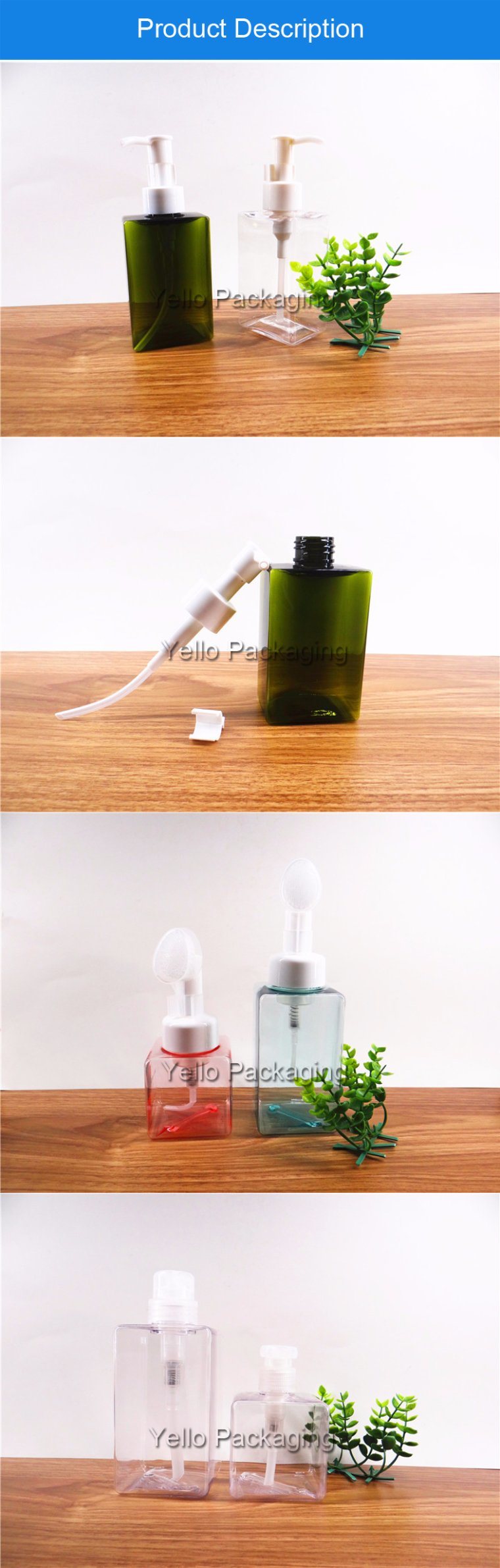 Customized Cosmetics PETG Plastic Container