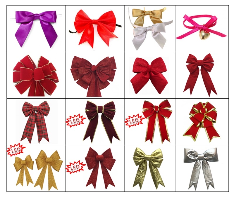 Polyester Satin Ribbon Bows for Gift Packing, Cosmetic Box Decoration