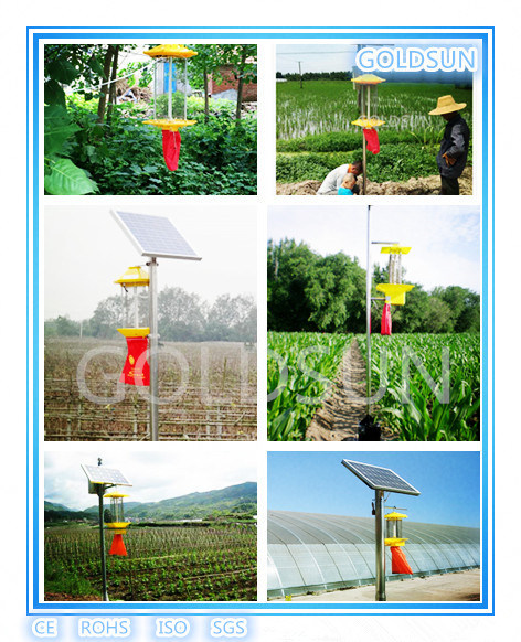 Solar Insect/Pest Killer Lamp for Green Plant/ Greenhouse Pest Killer/Control