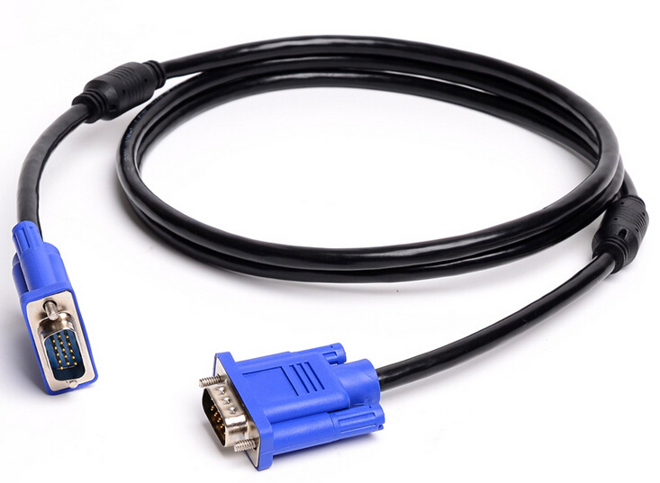 Nickel Plated 15pin 1.5m 3+5 Computer Monitor VGA Cable