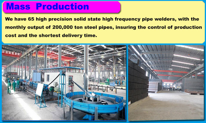 Common Carbon 30X30 Welded Steel Square Pipe for Structure