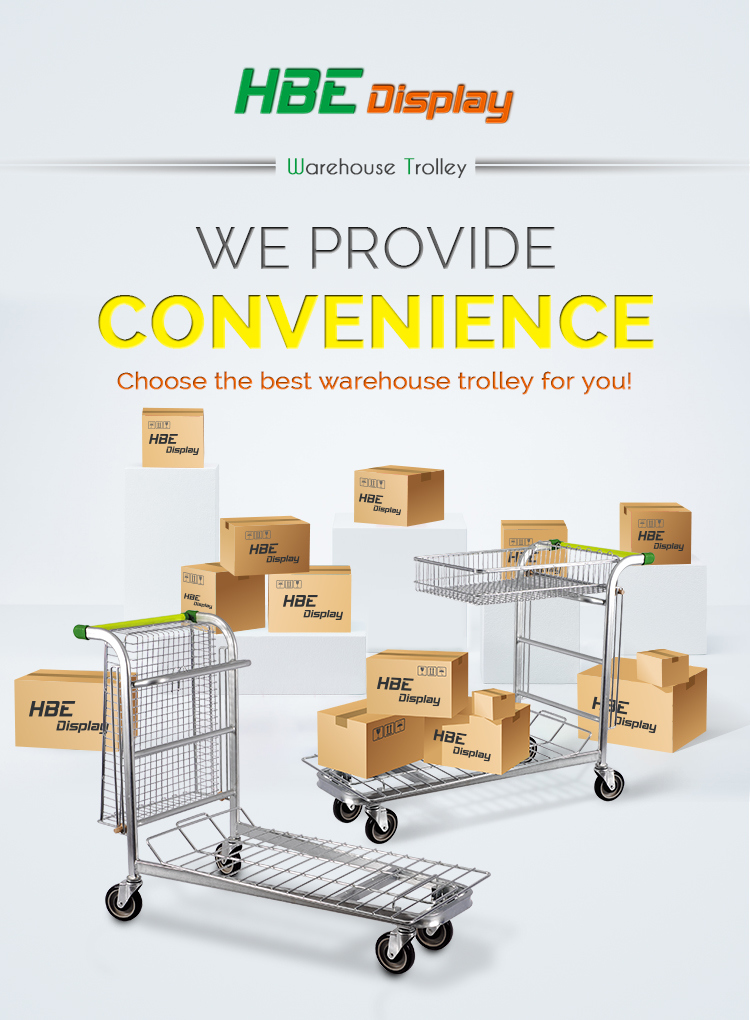 High Quality Warehouse Trolley Cart