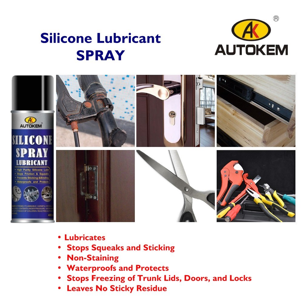 Non-Toxic Silicone Spray, Silicone Lubricant Aerosol, Multi-Purpose Lubricant