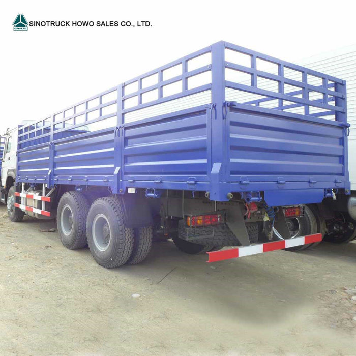 Sinotruk HOWO 6X4 Sidewall Fence Dropside 10 Wheeler Cargo Truck