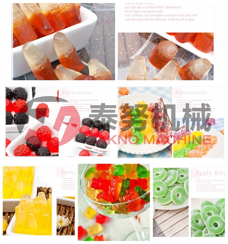 Jelly Candy Depositing Line Making Equipment