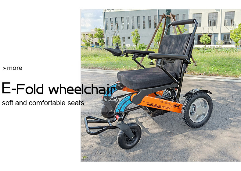 250W Brushless Motor Portable Folding Electric Wheelchair with Ce FDA