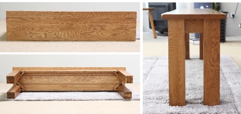 Solid Oak Wood Bench with Good Quality (M-X1073)