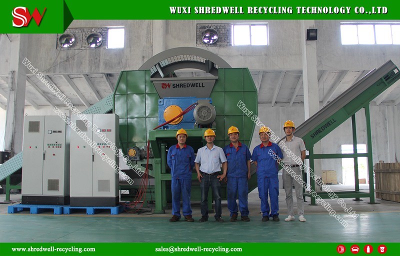 Double Shaft Crusher for Recycling Wood/Tire/Metal