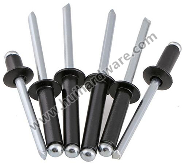 Aluminum/Steel Domed Head Open End Core-Pulling Blind Rivets