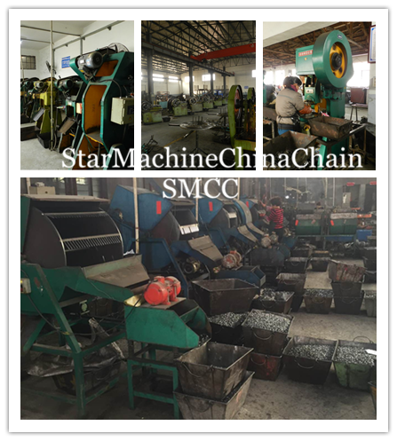 40A1-2L Bended Attachment Conveyor Chain with Single Side, One Hole Attachment