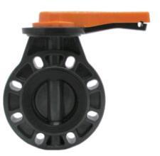 Plastic Wafer Motorized PVC Butterfly Valve